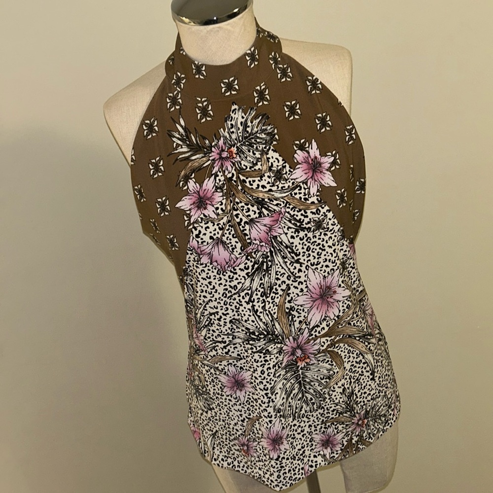 WHBM leopard top